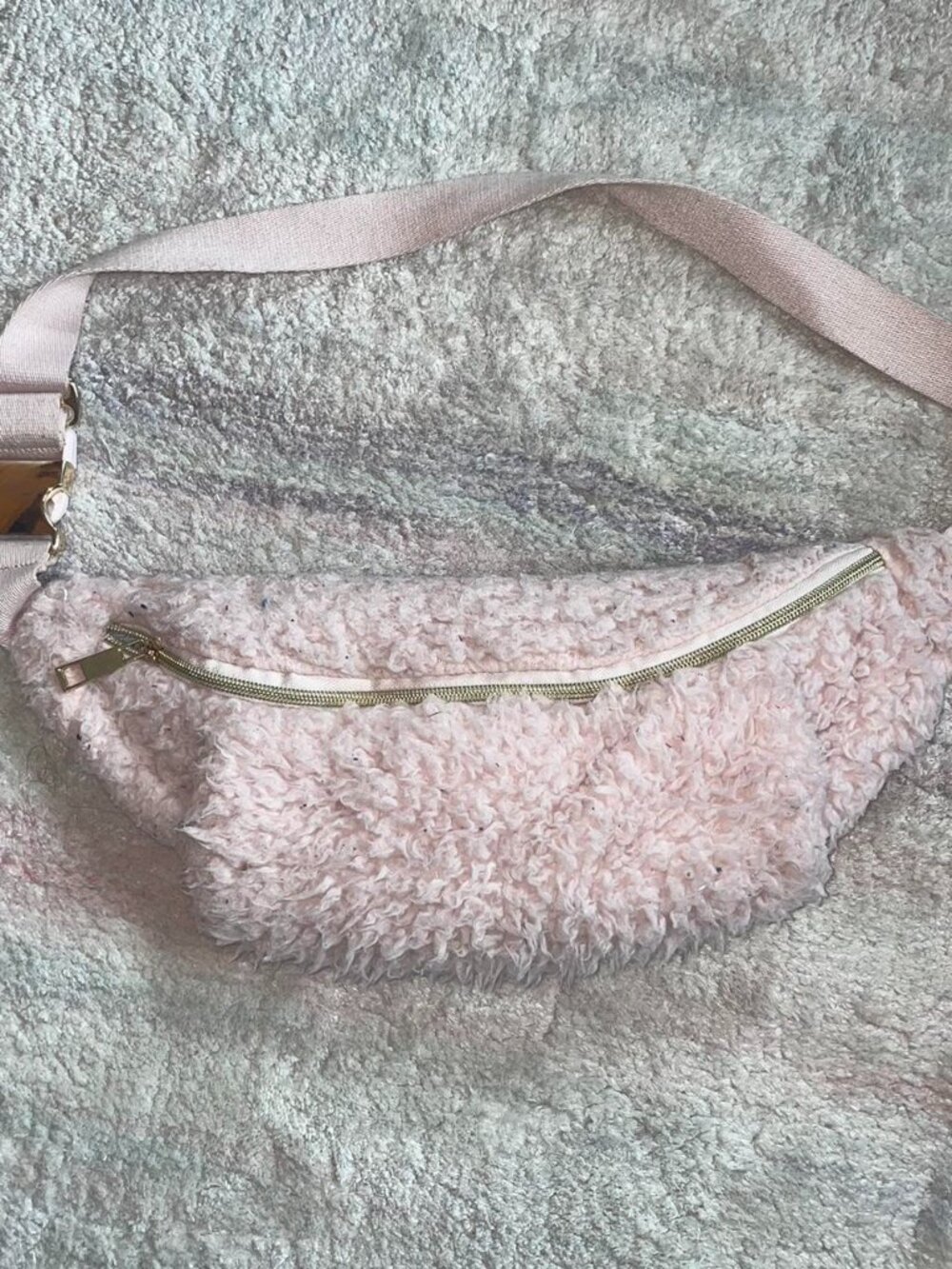 Pottery Barn Teen Pink Fuzzy Fanny-Pack